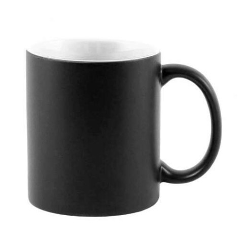 Caneca Cer. 325ml Magica - Preta Fosca Importada